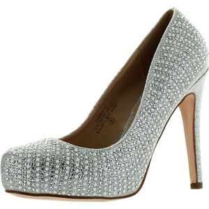 De Blossom Summer-41 Silver Womens pumps-shoes 5.5 NEW